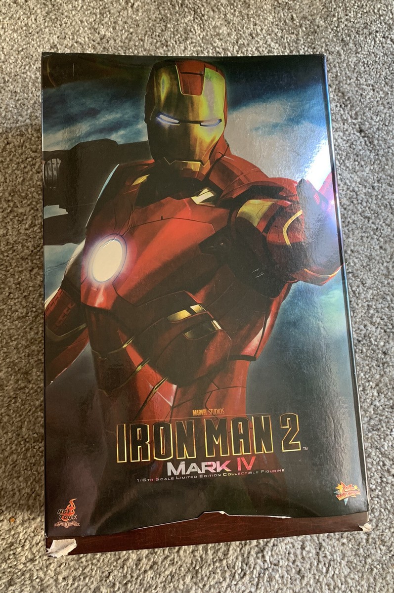 Hot Toys Iron Man 2 Mark IV 4 MMS 123 Tony Stark 1/6 Scale