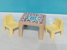 PLAYMOBIL TABLE WITH CHAIRS BOY BOYS GIRL GIRLS HOUSE BIRTHDAY ROOM D