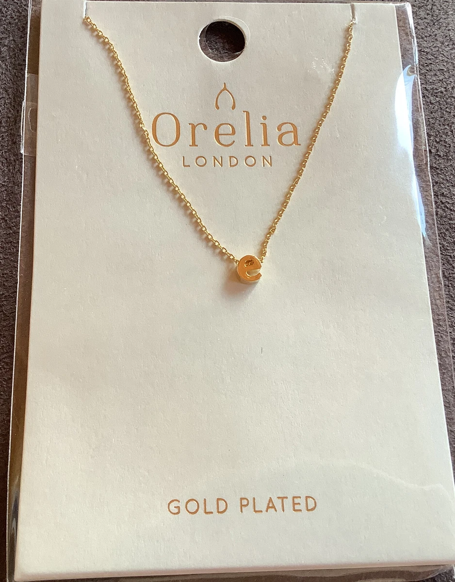 Orelia 2024 initial necklace