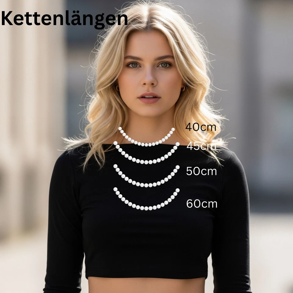 Halskette Mit Anhänger Roségold Edelstahl Amulett Kette Frau Schmuck Blumen Rosa - Bild 4 von 4