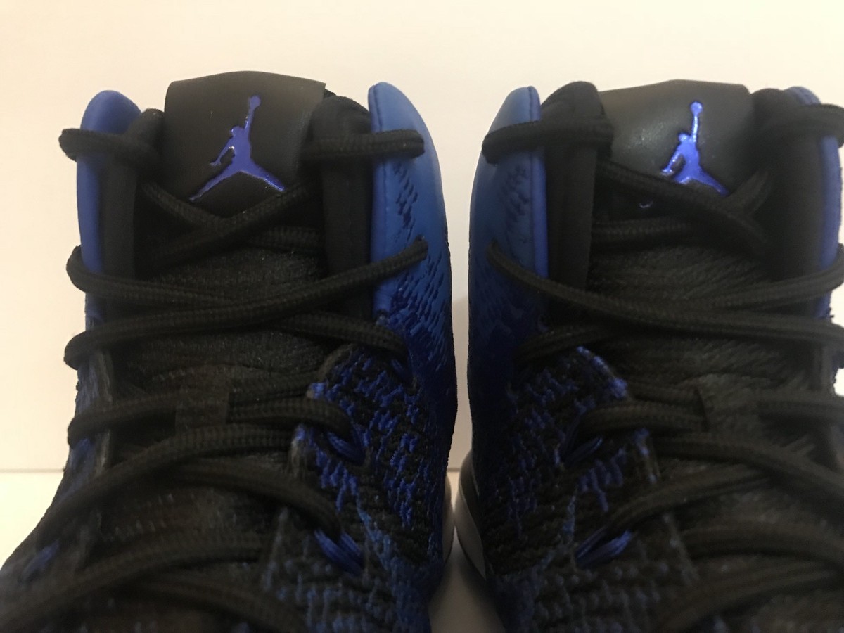 Air Jordan XXXI Basketball Shoes Black/Game/Royal 845037-007 Sz