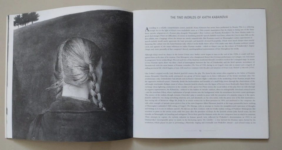 Katya Kabanova Opera North Leeds Grand Theatre Programme 1999 - Image 4 of 4