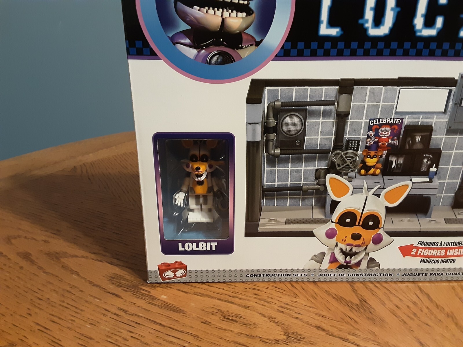 McFarlane FNAF Five Nights at Freddy's PRIVATE ROOM w/ LOLBIT Construction  #1385