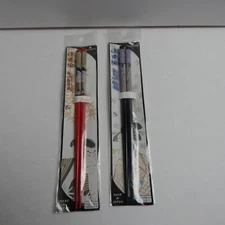 2 Pair Natural Wood Chopsticks JAPAN  Toshusai Sharaku + Kitagawa Utanaro  NIP
