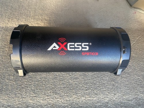 Axess Bluetooth Speaker Model: SPBT1031 Red/Black Excellent Tested Works - Picture 2 of 5