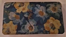 Boîte à couture ou à bijoux vintage tissu fleuri