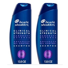 Head Shoulders Clinical Strength Dandruff Defense Shampoo 2 Pack Oil Control