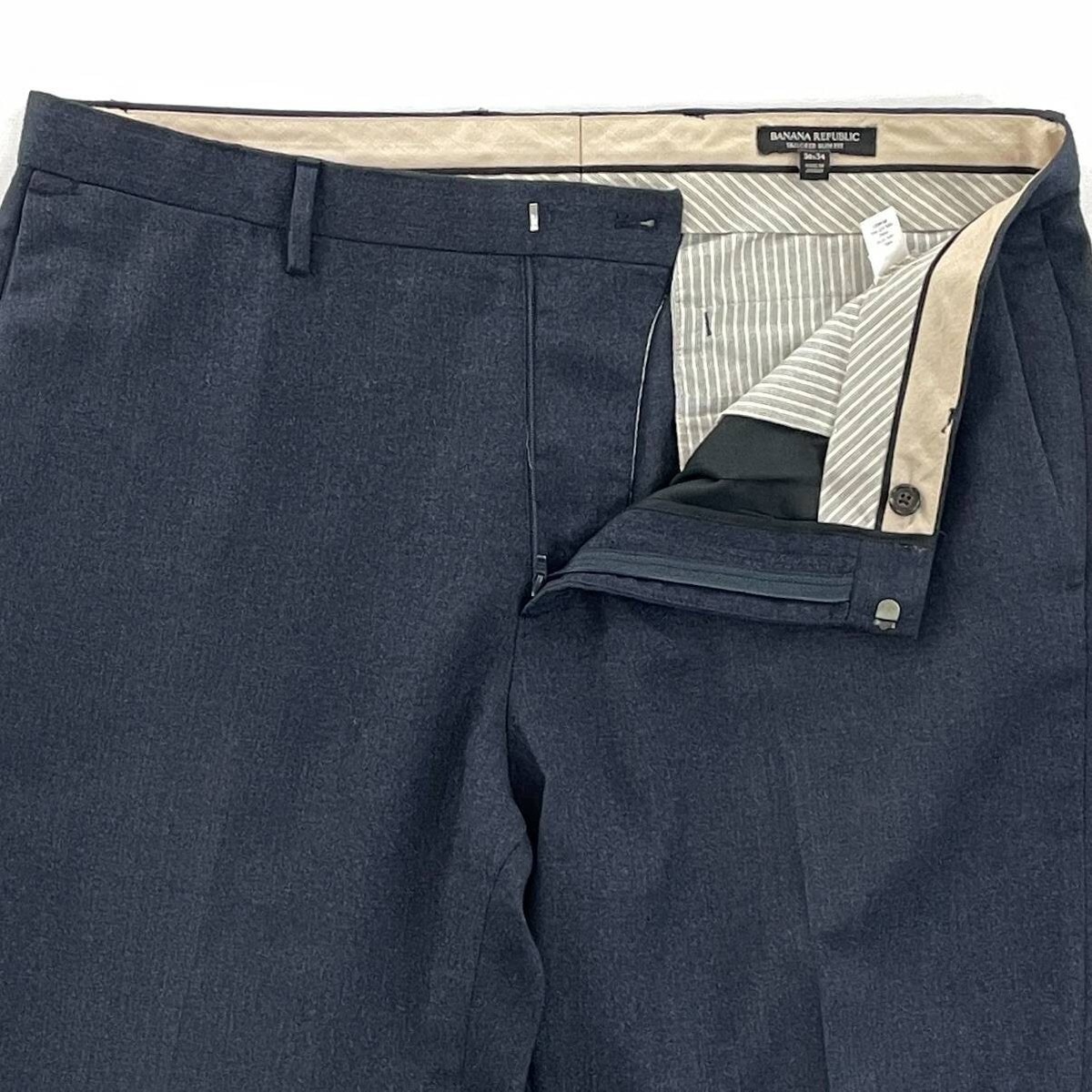 Banana Republic Mens Tailored Slim Fit Dress Pants Blue Lined 100% Wool 36x34 | eBay Banana Republic Mens Tailored Slim Fit Dress Pants Blue Lined 100% Wool 36x34 | eBay