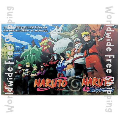 DVD ANIME Naruto Shippuden Complete TV Series Vol.1-720 End + 11