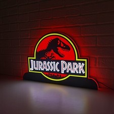 Jurassic Park Pinball Topper LED Lightbox - R...