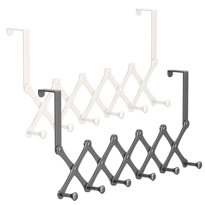 Creative No-Punch Door Back Hanger Back Door Hooks Cabinet Coat Hooks _r1