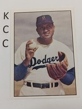 1979 TCMA Baseball History Series #182 Don Newcombe Brooklyn Dodgers