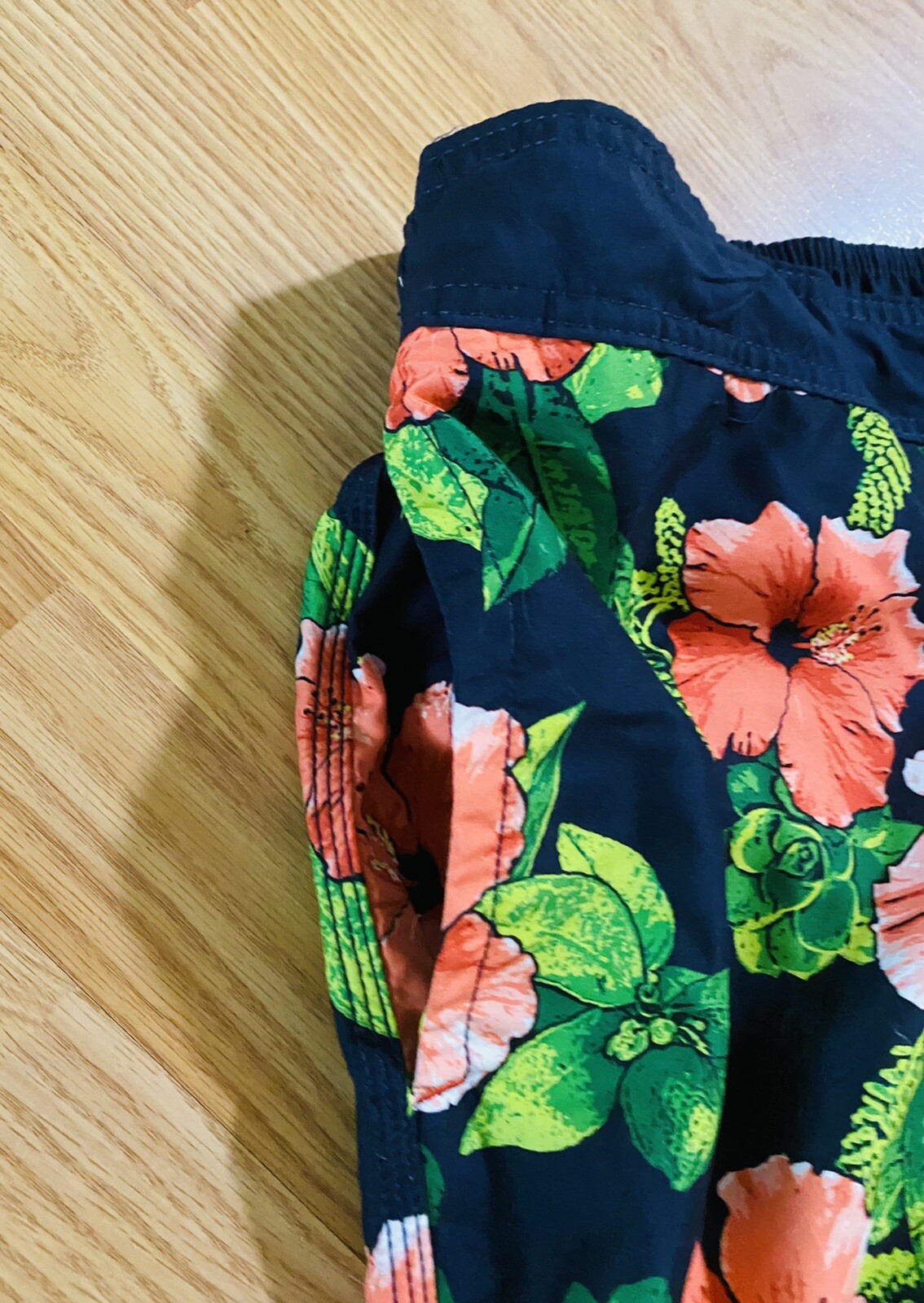 Goodfellow Mens Shorts Size XXL Tropical Flower Print Lined Swim Board