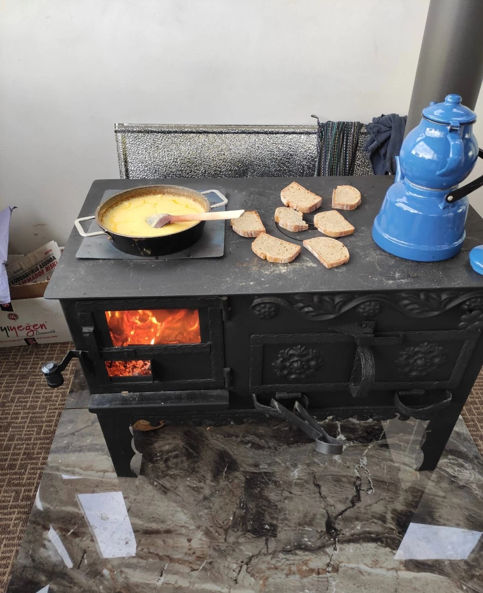 Handmade Wood coal Stove Cooking Large Baking Oven Camping Survival Wood  Burning | eBay