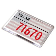 FRIDGE MAGNET - Tillar, 71670 - US Zip Code