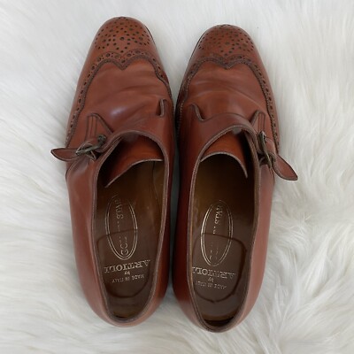 Vintage dark brown/gold Artioli all leather shoes Artioli shoes - Gem main image 2