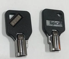 2-Tubular Keys for Husky Toolboxes Codes A2001-A2020 SafeCo Brands