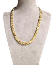 Collana girocollo Donna CHIMENTO double in oro bianco e giallo 18 kt 750  art 10