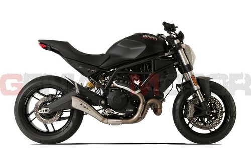 Tubo De Escape Hp Corse Hydroform Satin Ducati Monster 797 2019 19 - Imagen 2 de 5