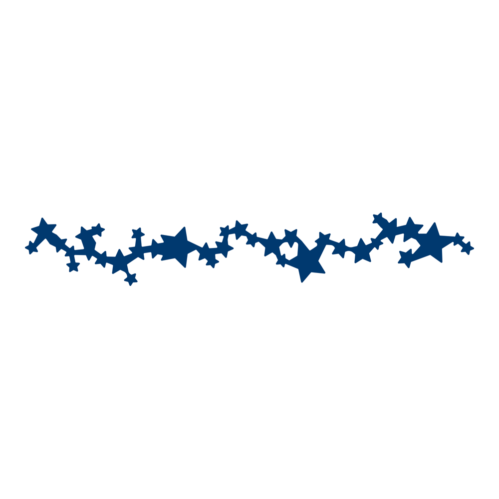 NEW Tattered Lace Essentials 'STARS GARLAND' Die - ETL307 -  FREE UK P&P