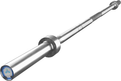 Durable 6FT Aluminum Barbell - 15LB Weight Capacity for Weightlifting Success