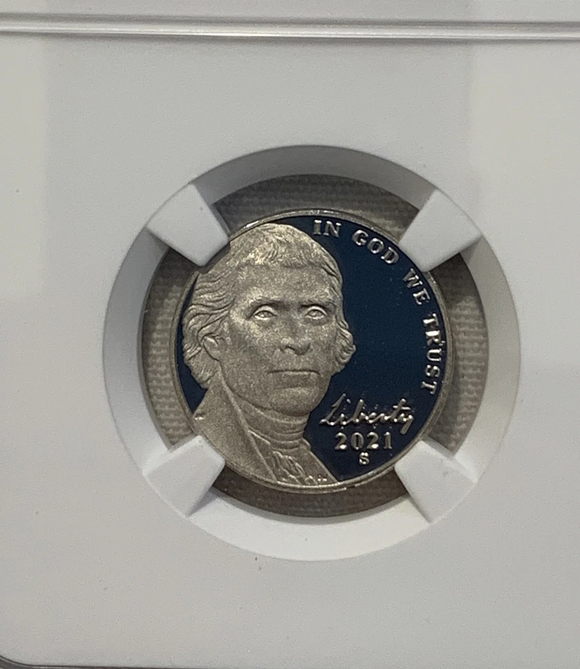 2021 S Proof Nickel 7 coin Silver proof set NGC PF69 ULTRA CAMEO First Day  - Image 3 of 4