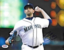 James Paxton Seattle Mariners No Hitter 5/8/18 Signed 8x10 Auto Photo PSA/DNA A