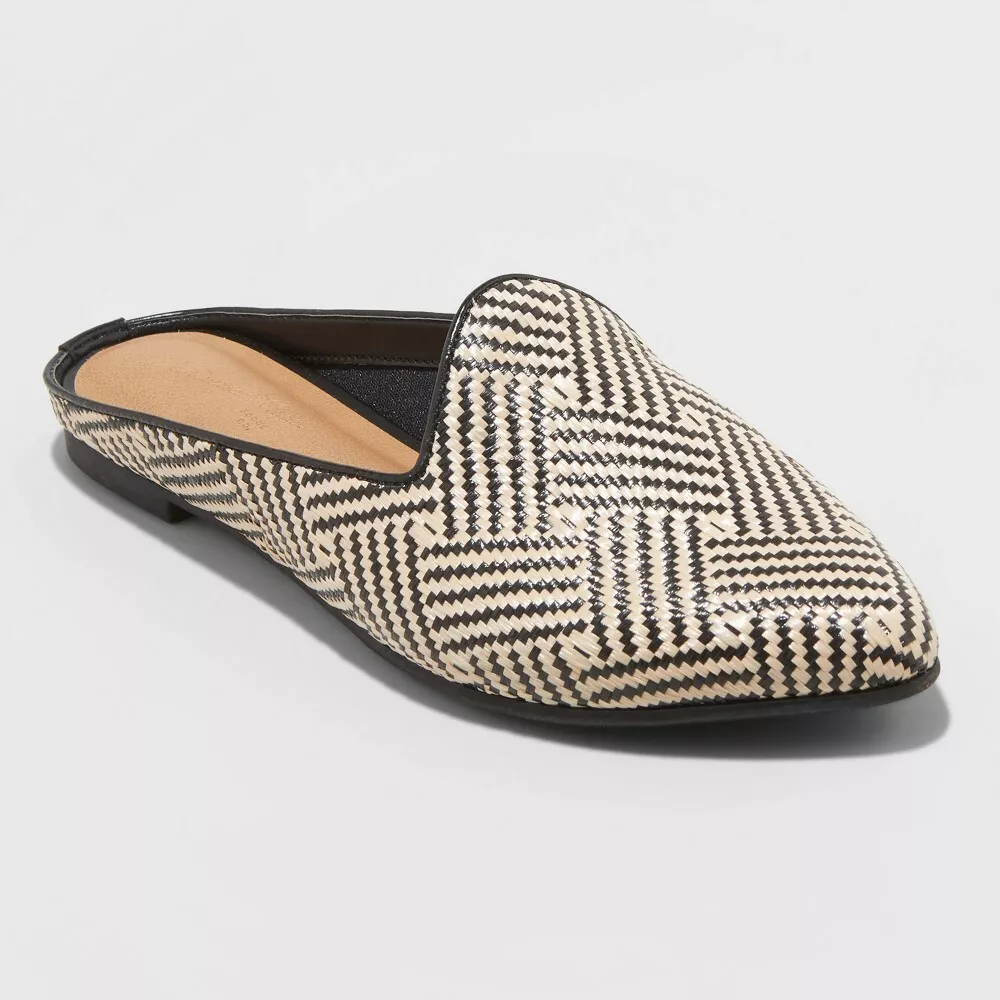 Women s Violet Woven Mules Universal Thread Size NEW eBay
