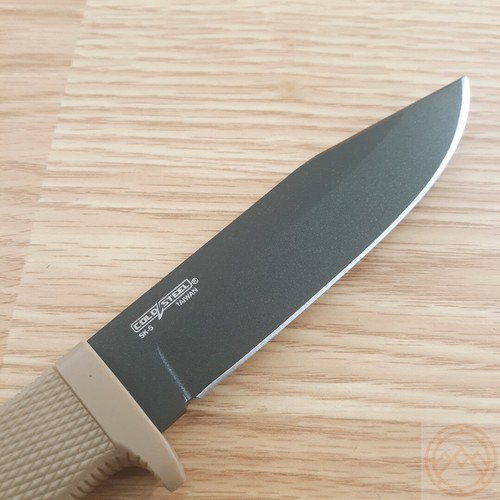 Cold Steel SRK Compact Fixed Knife 5 SK5 Steel Blade Desert Tan Kray-Ex Handle