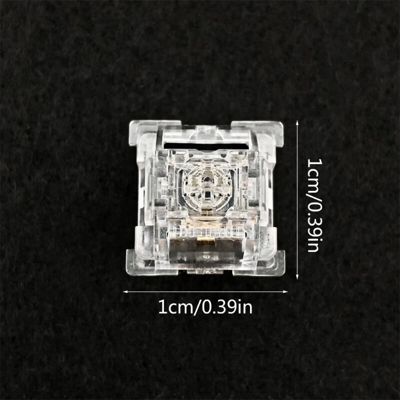 Mechanical Keyboard with Linear Peach Panda Ocean Crystal Lemon Silver Switches