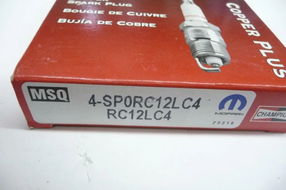 Bujías Dodge B2500 Dakota Durango 1997-2003 x4 SP0RC12LC4 OEM A1 Foto 4 de 4