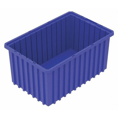 Akro-Mils 33168Blue Divider Box, Industrial Grade Polymer, 10 7/8 In W, 8 In H,