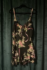 Oscar de La Renta Pink Label Size XL Slip Dress Vintage