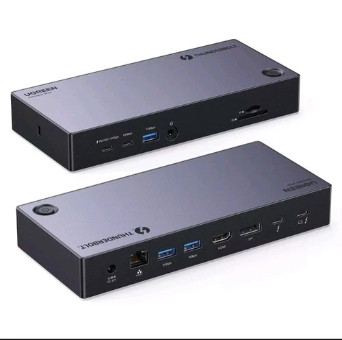 UGREEN Revodok Max 313, Thunderbolt 4 Dock (13-in-1) with Triple 4K@60Hz, Single