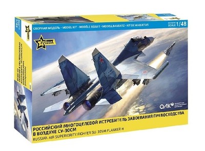Russian Air Superiority Fighter SU-30M Flanker H	4808  Zvezda 1:48 NEW 2026!