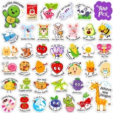 900PCS Punny Teacher Stickers for Students, Incentives Decals