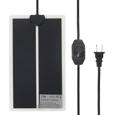 Reptile Heating Mat for Amphibians Tortoises Gecko Snake,Under Tank Heater 7W 