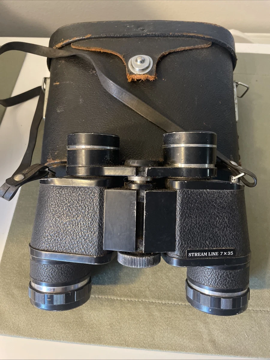 Jumelles vintage, Research Optical Company No.59198 étui grand angle 7x35