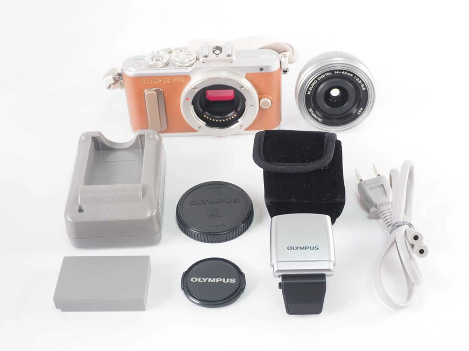Olympus PEN E-PL8 16.1MP Brown 14-42mm Lens 11191 Shots [Exc+++] #Z5324A - Image 2 of 4