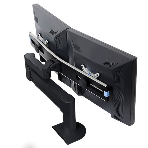 Кронштейн Argosy Wing с двумя мониторами для дисплеев весом от 9 до 21 фунта - черный (Демонстрационная версия)