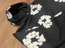 Denim Tears African Diaspora Unisex Hoodie Black/White, Size Large