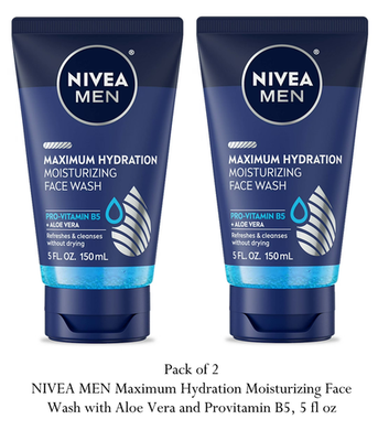 #ad Nivea Men Hydration Face Wash with Aloe Vera Moisturizing amp; Soothing 5 oz 2 pk $12.54