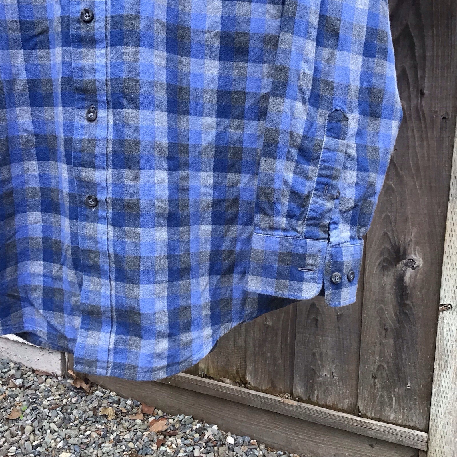 Pendleton Landry Blue Plaid Button Down Shirt Men… - image 3