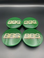 BBS RS LM RZ Center Caps Logos 70mm 56.24.120 Green Gold Set Of 4