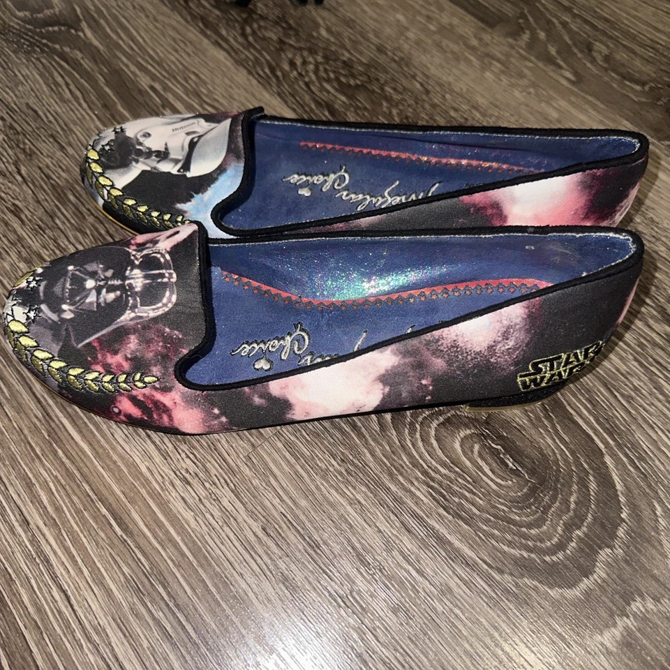 Disney Irregular Choice Star Wars Darth Vader  Luke Skywalker Women  Loafer Sz 8 - Image 4 of 4