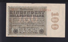 Dt. Rzesza 100 milionów marek 1923