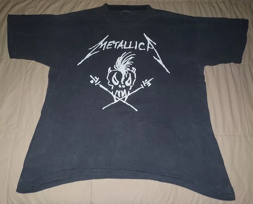 METALLICA SUMMER SHT IN THE SHEDS T SHIRT XL CONCE 1990s vintage concert t-shirt, vintage, size XL, single stitch, B+ condition