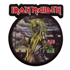Official Iron Maiden Patch Skeleton Eddie Sublimated Embroidery Iron On