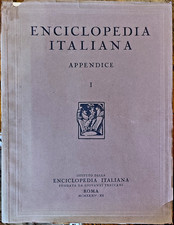 Enciclopedia Italiana di Scienze, ... - Appendice I, Ed. Treccani, 1934