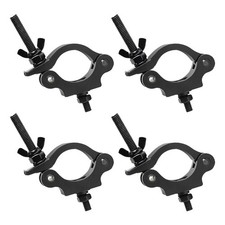 4 PCS Black Stage Light O Clamps Quick Release Truss 4052mm 1.572.05 Inch